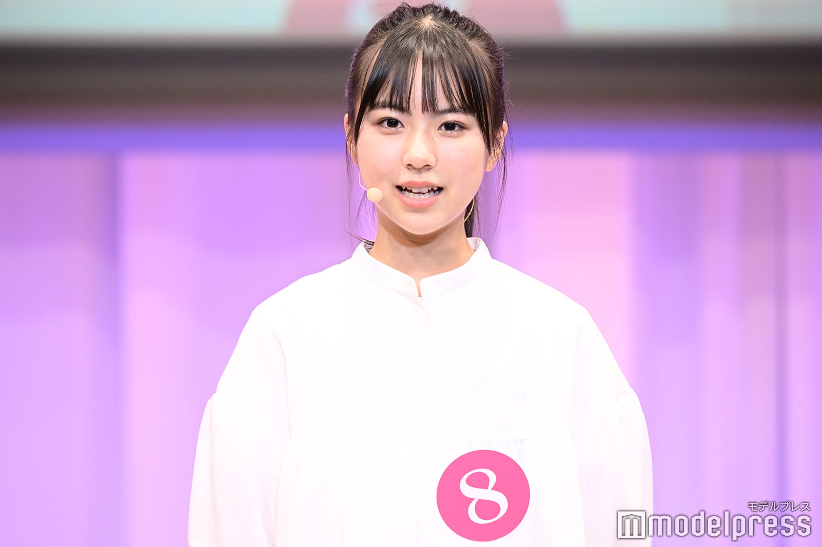 工藤唯愛さん「2023ミス・ティーン・ジャパン」の様子 （C）モデルプレス