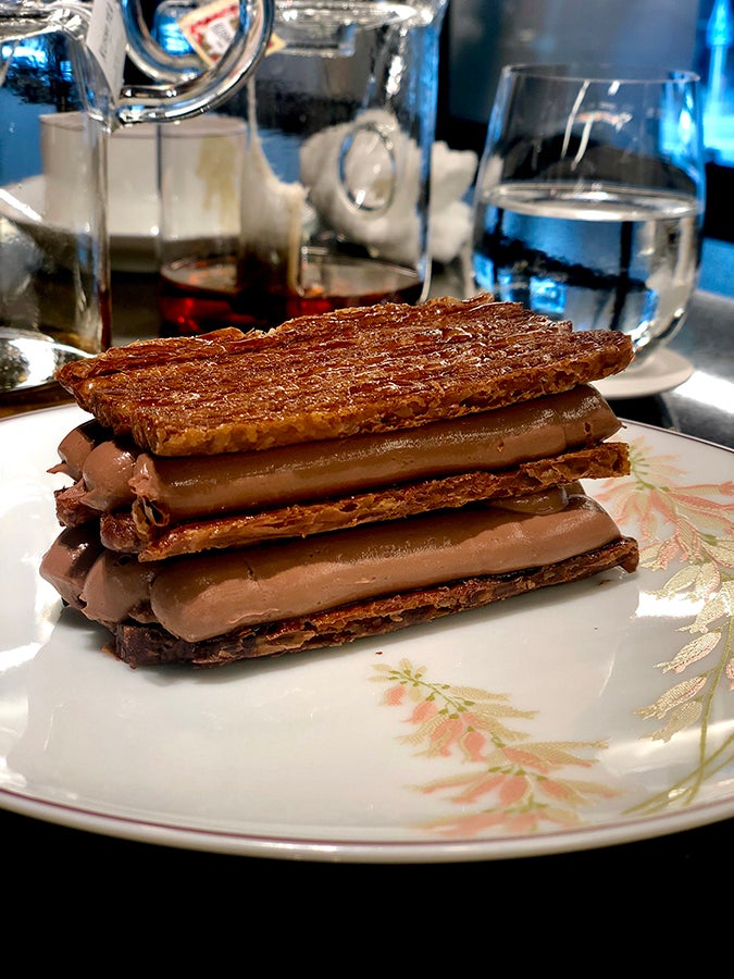 ル・ショコラ・アラン・デュカス 東京工房_ミルフィーユ・トゥ・ショコ