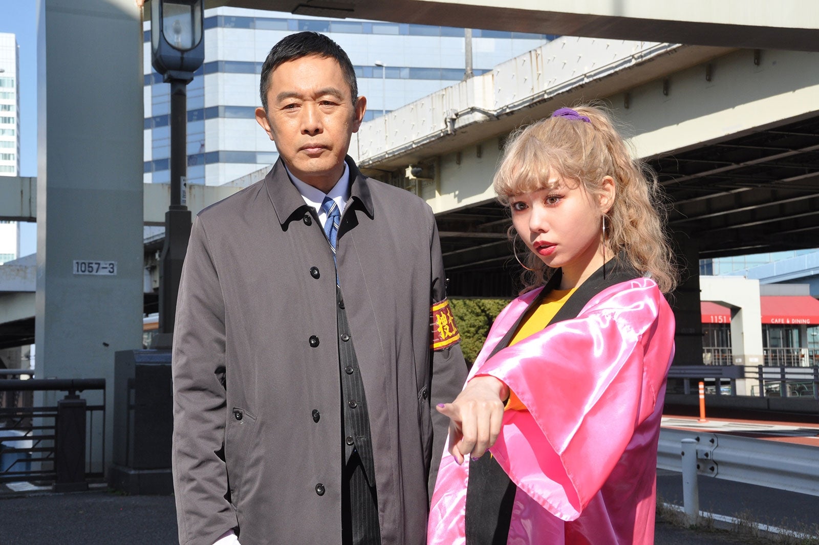 内藤剛志、ぺこ （画像提供：テレビ朝日）