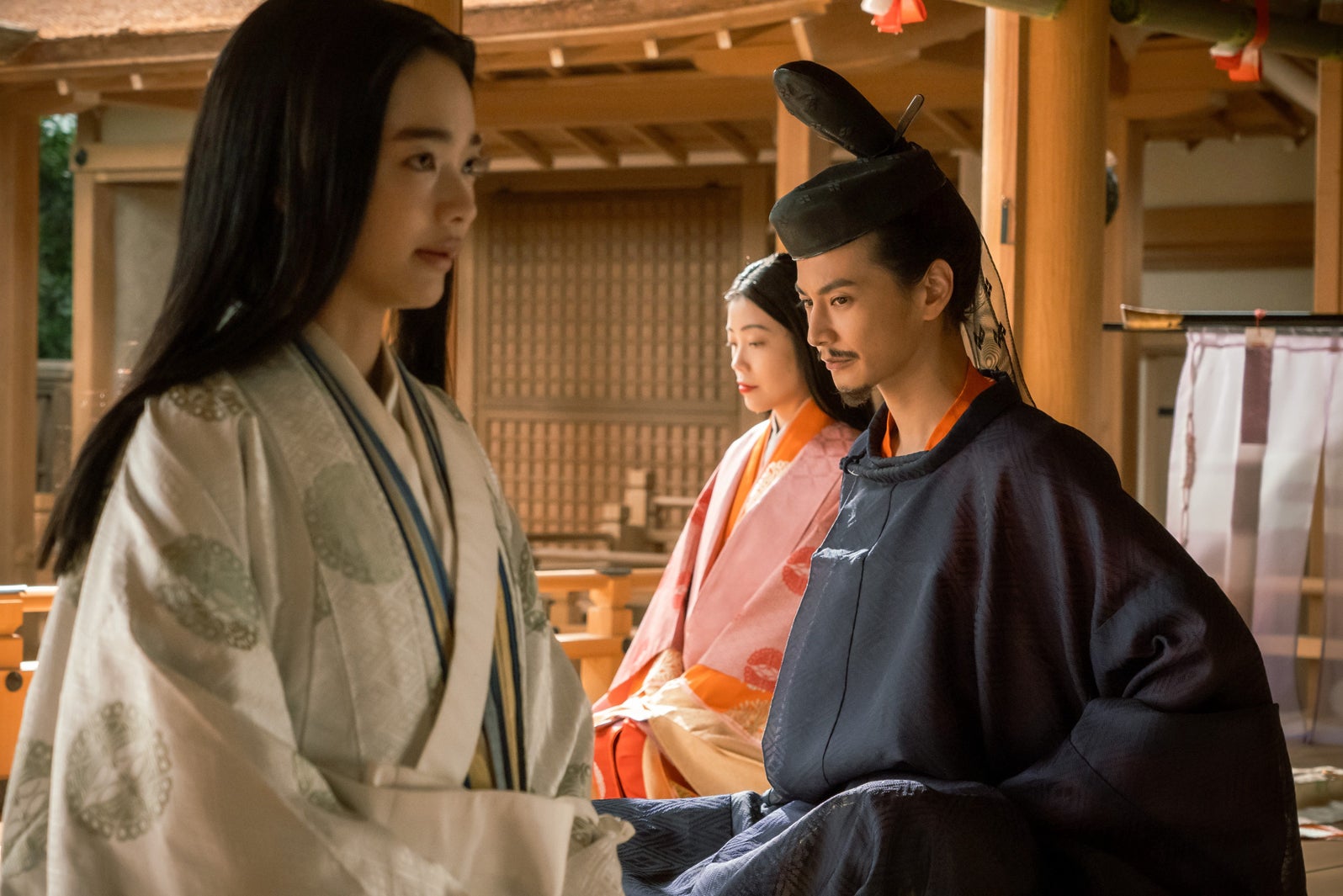 見上愛、渡邊圭祐「光る君へ」最終話（C）NHK