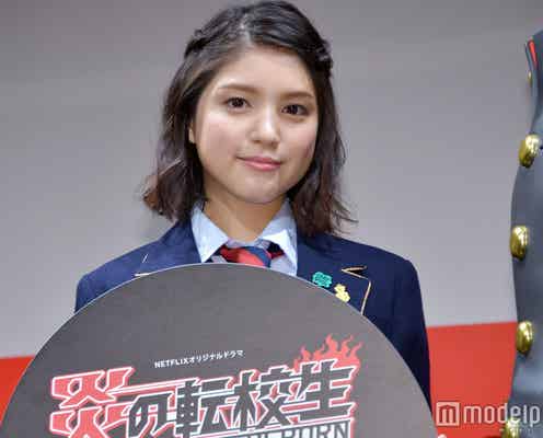 川島海荷、ミニスカJK姿で登場 ジャニーズWESTのヒロインは「怖い」<炎の転校生REBORN>
