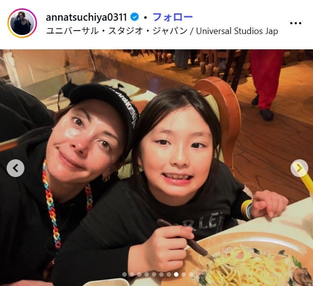 土屋アンナInstagramより