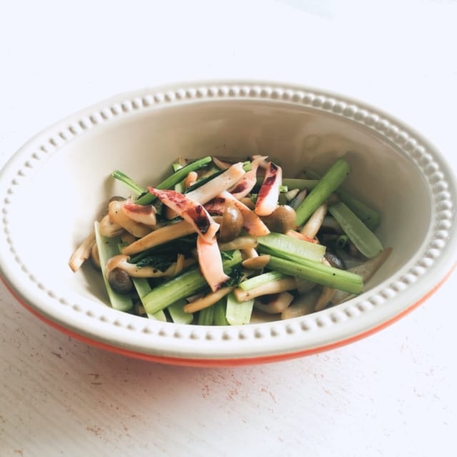 やわらか焼きいか野菜炒め