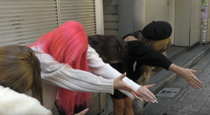 まぁみ、あいめろ姫、みりちゃむ、きぃりぷ/「egg」公式YouTubeより