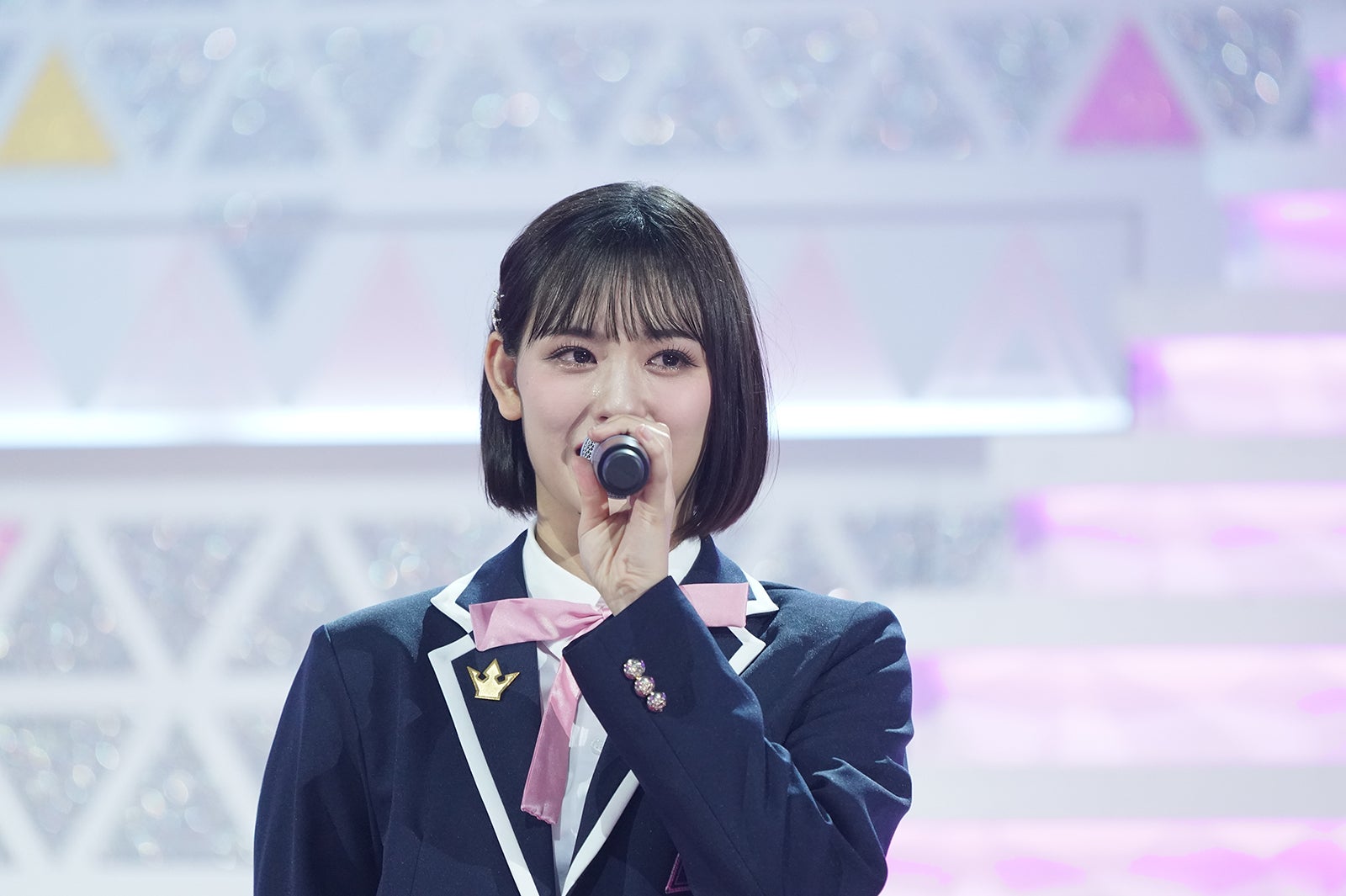 日プ ME:I 桜庭遥花 清水恵子 石井蘭 佐々木心菜 村上璃杏 笠原桃奈 日プ女子」ファイナル脱落の桜庭遥花、インスタ初投稿で思い
