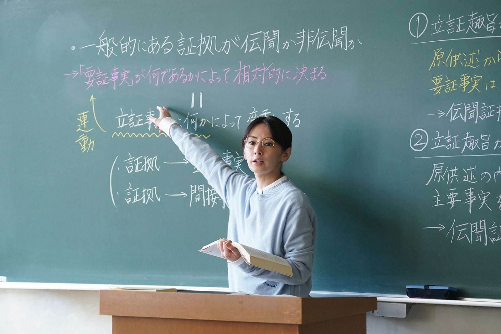 北川景子 「女神の教室～リーガル青春白書～」第9話より（C）フジテレビ