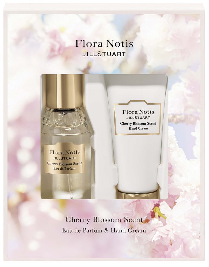 「チェリーブロッサム オードパルファン&ハンドクリーム」(C)Flora Notis JILL STUART