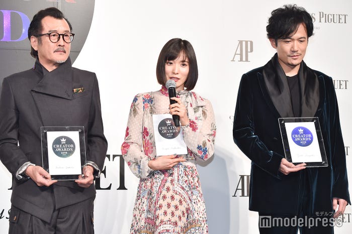 吉田鋼太郎、松岡茉優、稲垣吾郎 (C)モデルプレス