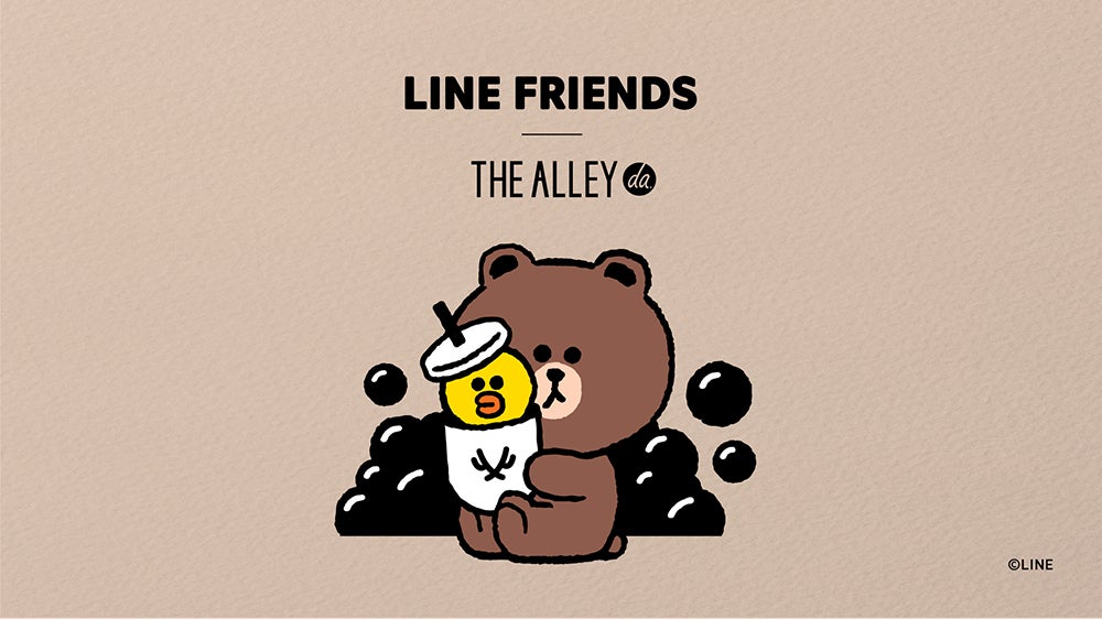 ジ アレイ×LINE FRIENDSコラボ／画像提供：ポトマック