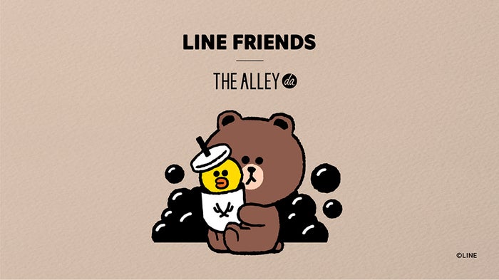 ジ アレイ×LINE FRIENDSコラボ／画像提供：ポトマック