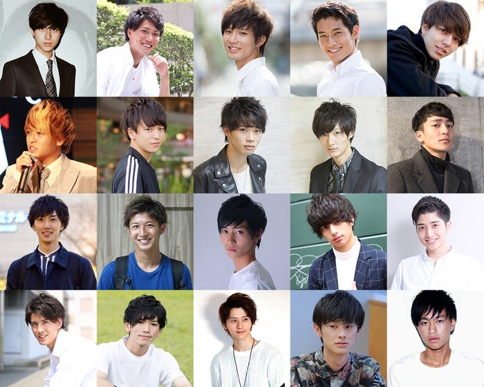 「Mr. of Mr. CAMPUS CONTEST 2017」ファイナリスト(提供写真)
