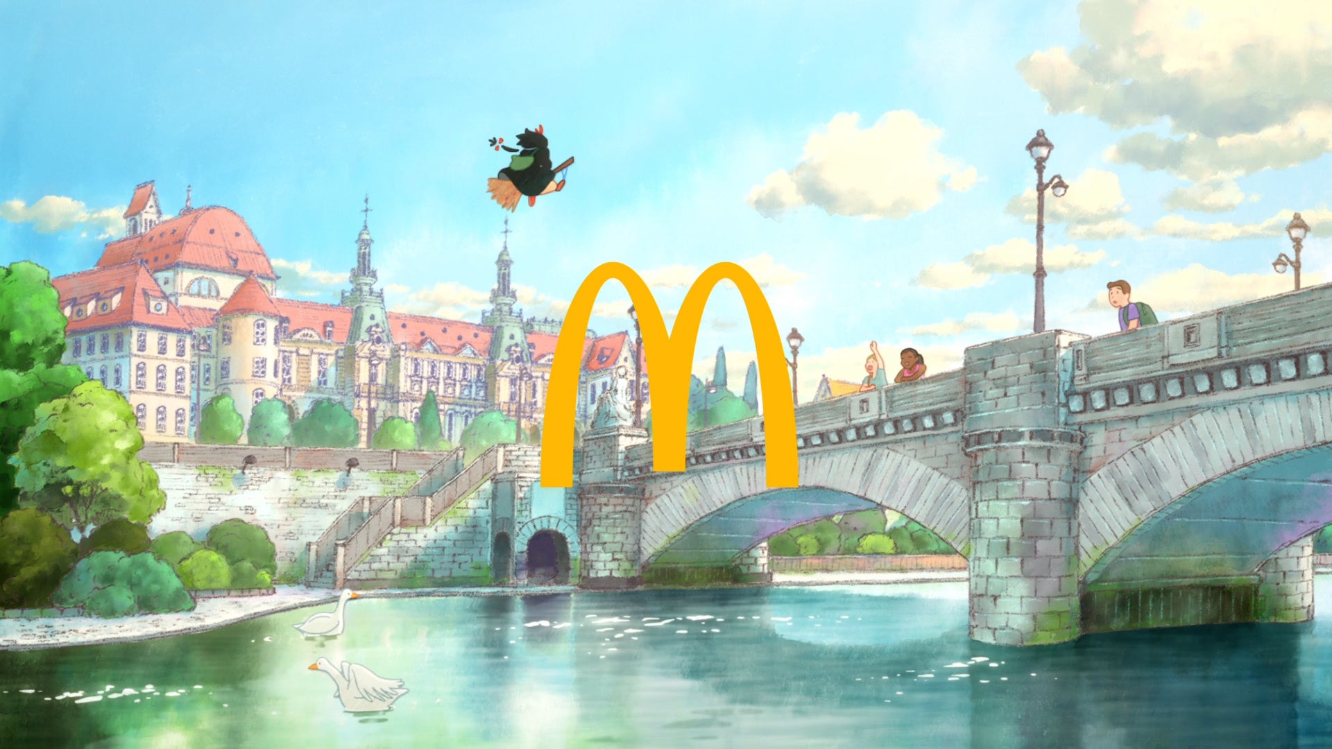 マクドナルド「魔女の宅急便」コラボレーションCM（提供写真）