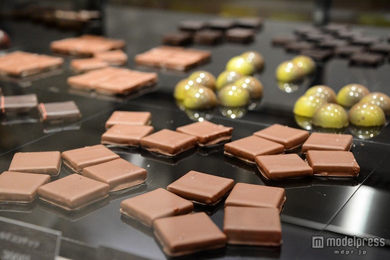 「サロンドロワイヤル京都」／チョコレートの配置にもセンスが光る