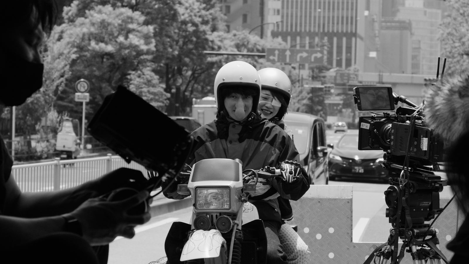 永山瑛太＆川栄李奈主演「半透明なふたり」メイキング映像カット （提供写真）