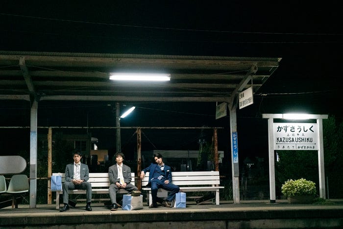 (左から)井之脇海、林裕太、板垣瑞生(提供写真)