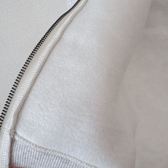 GUヘビーウェイトスウェットフルジップパーカの裏地