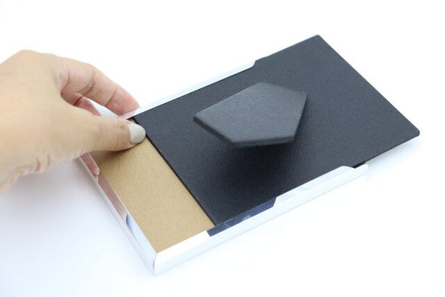 アルミフォトフレーム（シルバーカラー、L判）　背板