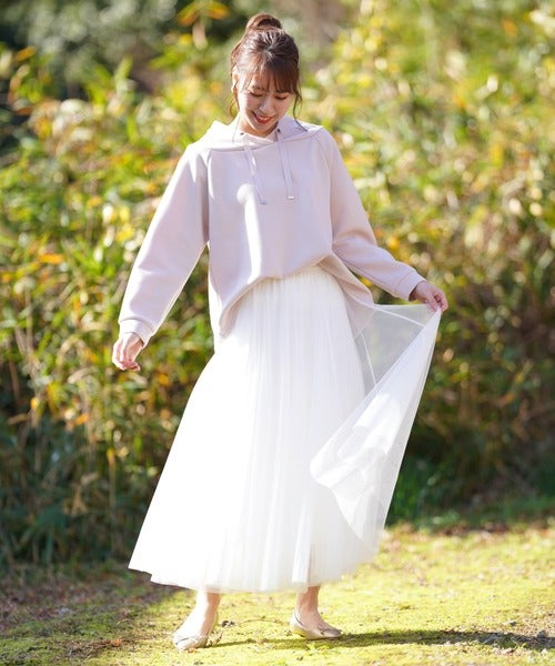 この春も着たい チュールスカート コーデ選 大人女子の旬の着こなし モデルプレス