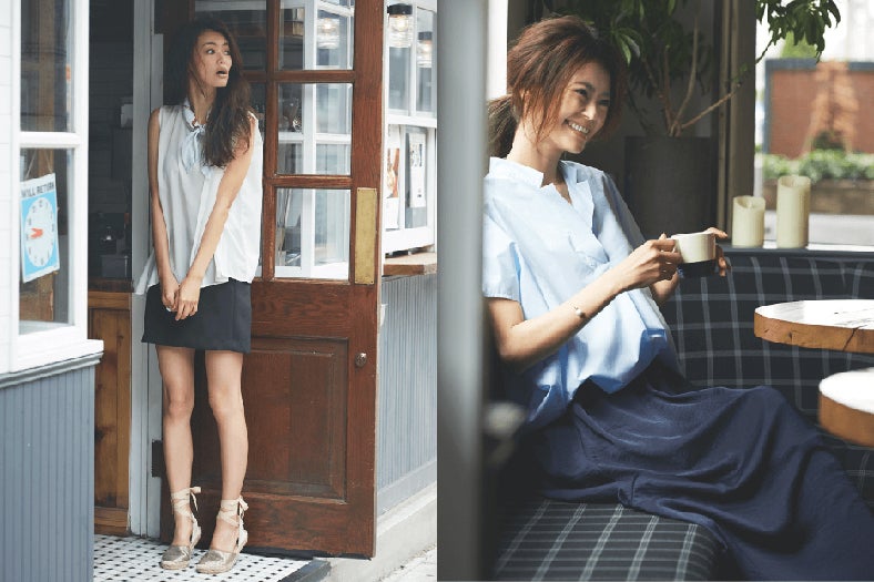 シャツコーデで“イイ女”に早変わり