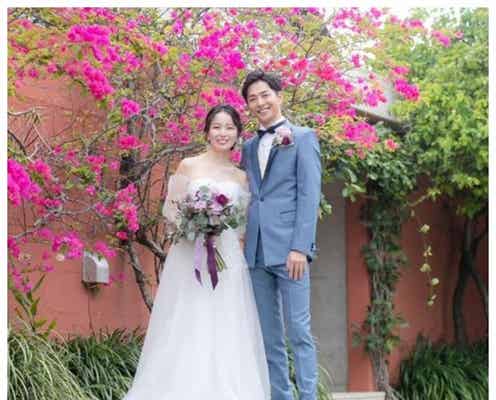 「バチェラー」友永真也&岩間恵夫妻、沖縄での挙式を報告「人生で最高の瞬間」