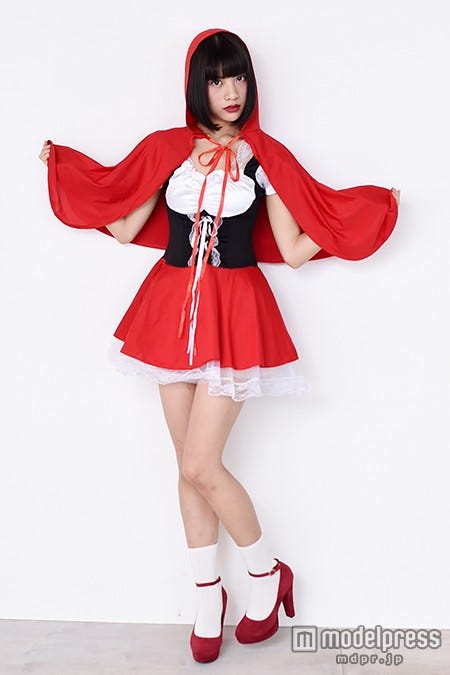 赤ずきん風(ワンピース、マント)