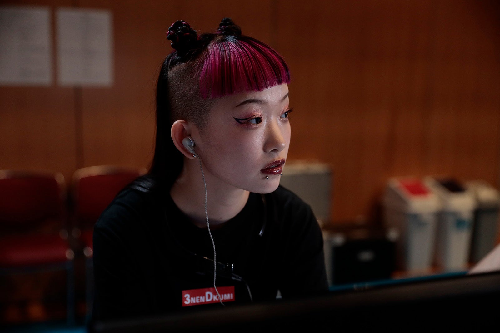 詩羽「最高の教師 1年後、私は生徒に■された」第5話より（C）日本テレビ