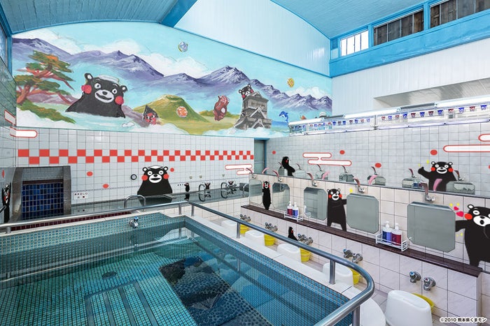 銭湯くまモン/画像提供:熊本県