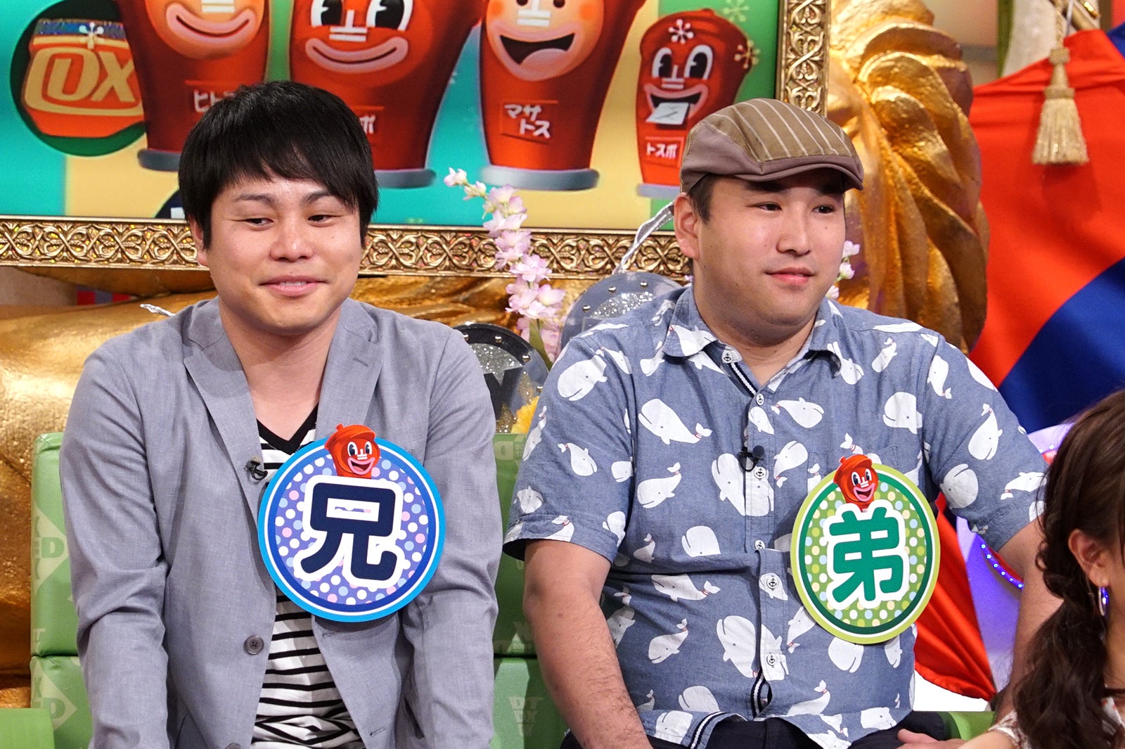 （左から）井上裕介、井上猛志（画像提供：読売テレビ）