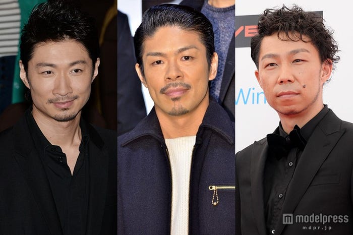 EXILEのパフォーマーを卒業する(左から)MAKIDAI、松本利夫(MATSU)、USA