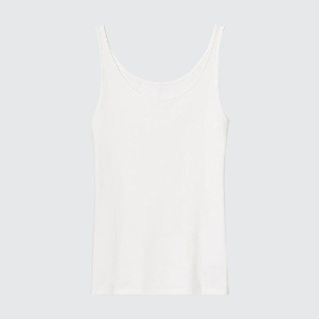 ユニクロ　uniqlo　レディース　おすすめ　オススメ　コスパ　2023　春夏　タンクトップ　インナー　コットンタンクトップ
