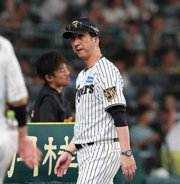 立石の落球に阪神・藤川監督「そのあたりは、もうやめておきましょう」と言及避ける 巨人とゲーム差なし「今はとにかく目の前のゲームを勝つことに集中」