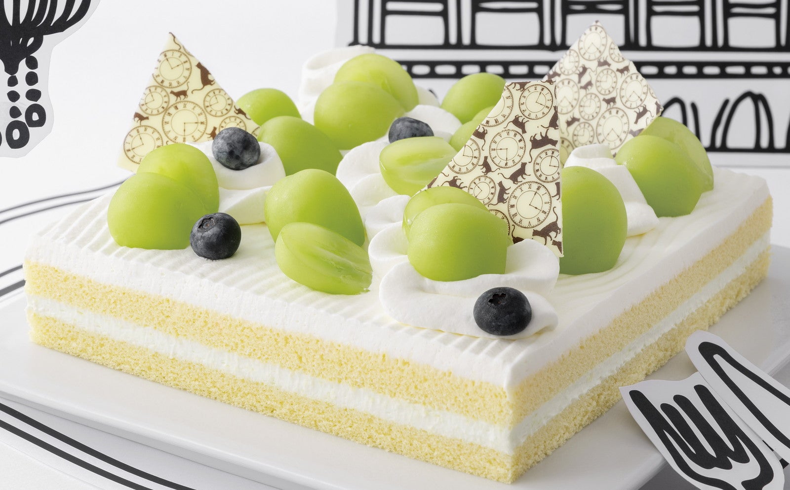 マスカットスイーツ＆ランチビュッフェ ～Voyage en 2D France～／提供画像