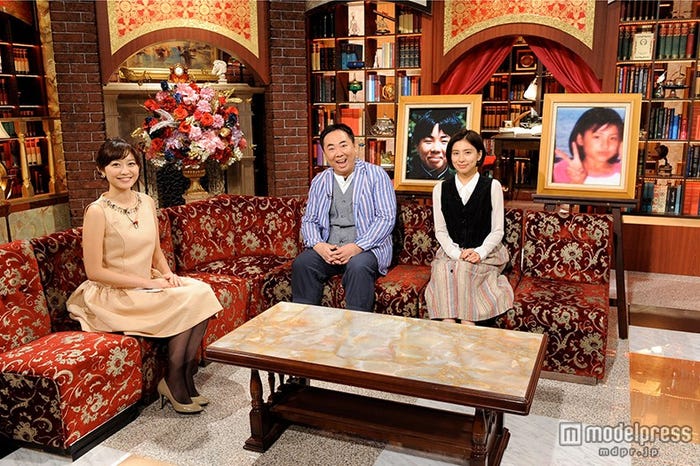 (左から)久冨慶子アナウンサー、塚地武雅、ラブリ/画像提供:テレビ朝日