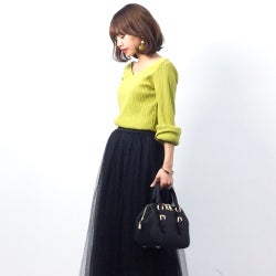 黒チュールスカートは春コーデにも大活躍 21 大人女子の合わせ方って モデルプレス 黒チュールスカートは春コーデにも大活躍 21 大人女子の合わせ方って モデルプレス