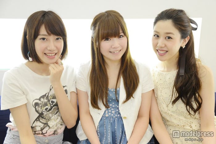 Re:ガールズ(左から)千畝あずみ、愛内みさ、yui