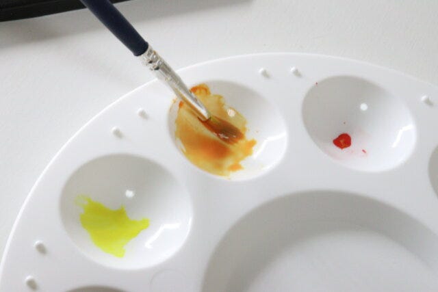 ダイソー 絵の具用パレット ダイソーの絵の具用パレット