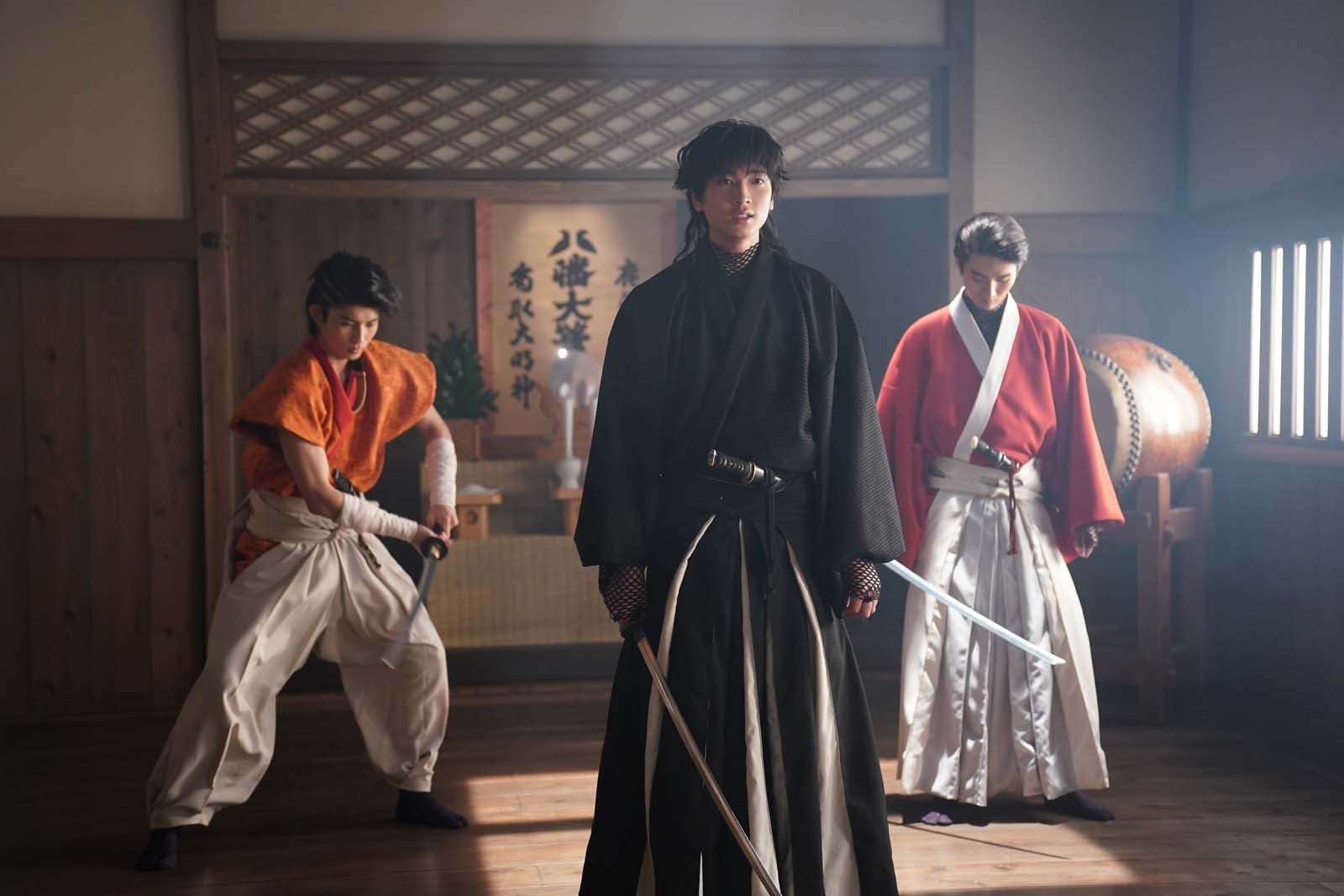 柊太郎、庄司浩平、藤岡真威人「君とゆきて咲く～新選組青春録～」第5話より（C）テレビ朝日