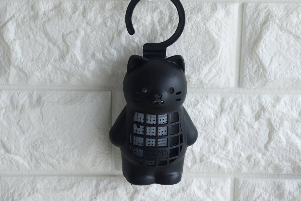 Dバルくん虫こないでネット（掛け置きタイプ、ねこ型）　吊り下げ