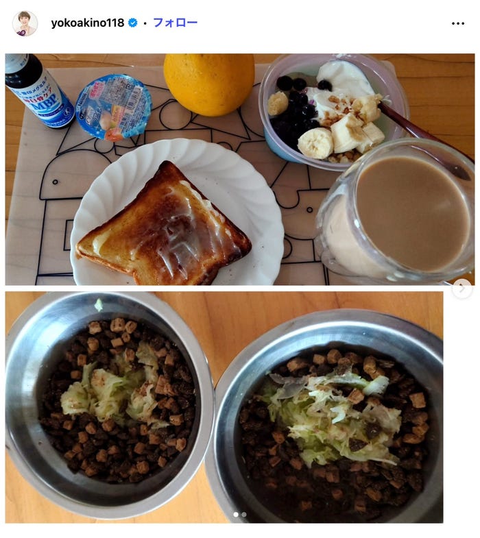 秋野暢子Instagramより