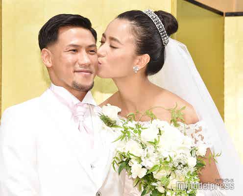 高橋ユウ&K-1卜部弘嵩選手、結婚会見で惚気止まらず