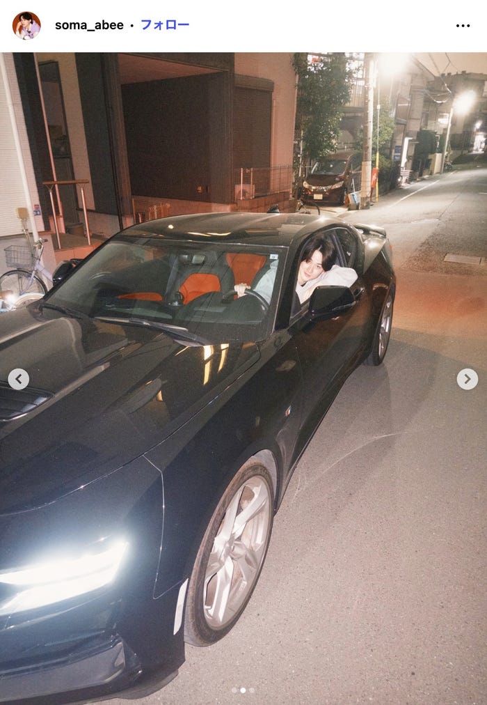 阿部創馬Instagramより