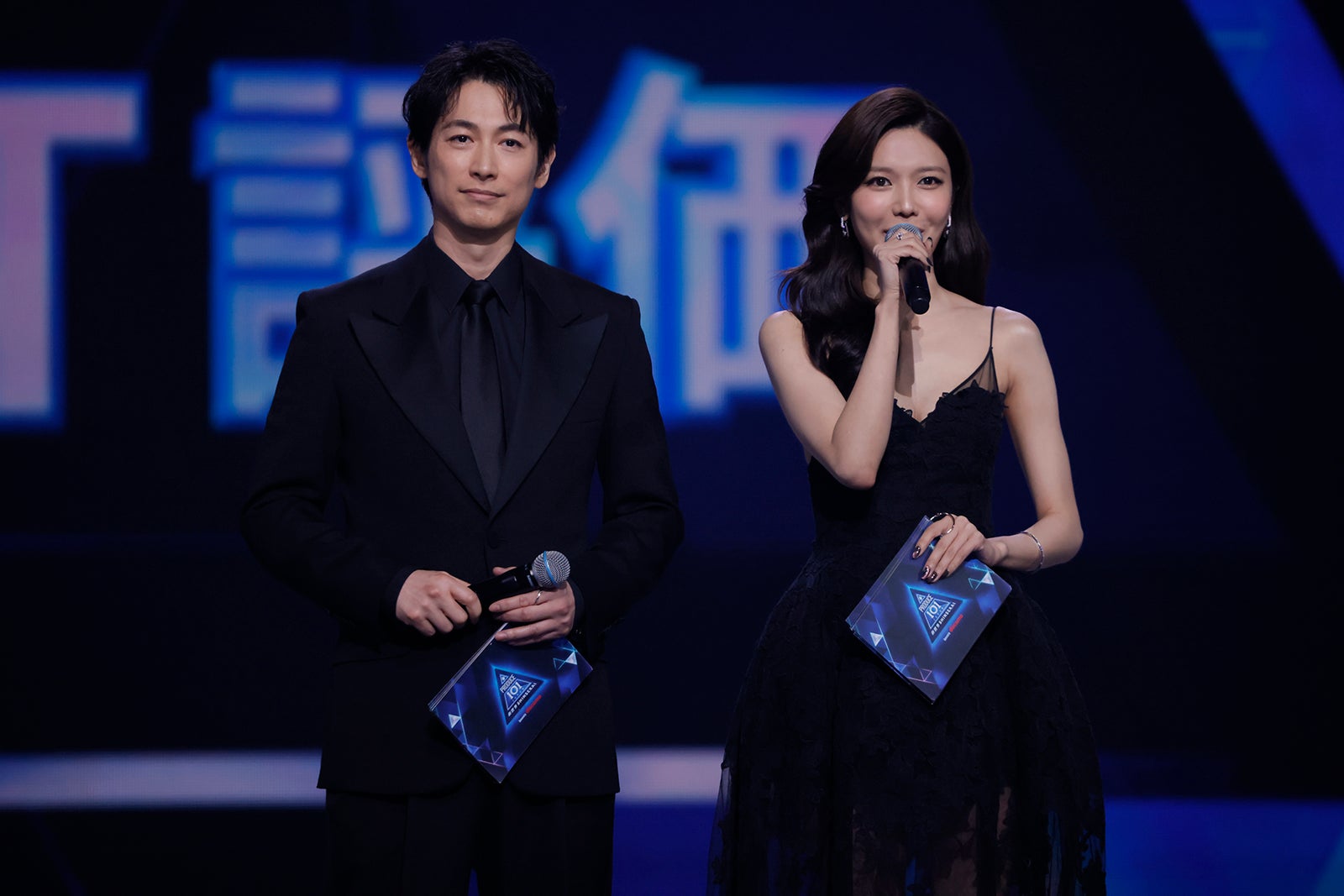 ディーン・フジオカ、チェ・スヨン（C）PRODUCE 101 JAPAN 新世界