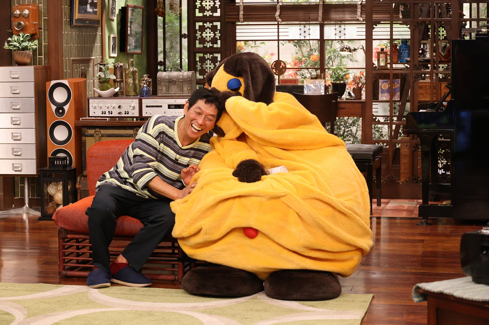 明石家さんま、まんまちゃん （C）関西テレビ