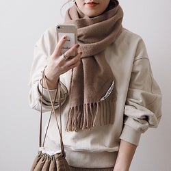 ほしいのはミルクティみたいな優しい雰囲気♡冬のベージュっぽコーデ