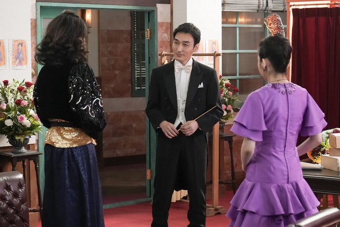 菊地凛子、草なぎ剛、趣里「ブギウギ」第83話(C)NHK