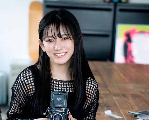 乃木坂46池田瑛紗“あみあみトップス”でヘルシー肌見せ 美大生の1日テーマにグラビア撮影【独占カットあり】