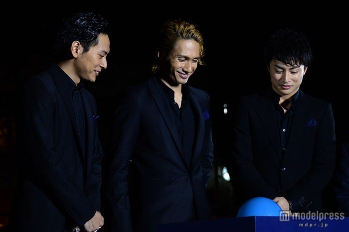 (左より)山下健二郎、橘ケンチ、白濱亜嵐