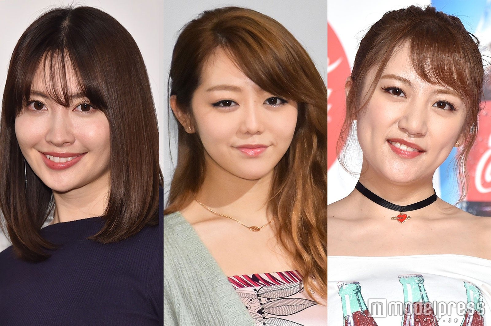 ノースリーブスの小嶋陽菜・峯岸みなみ・高橋みなみ （C）モデルプレス