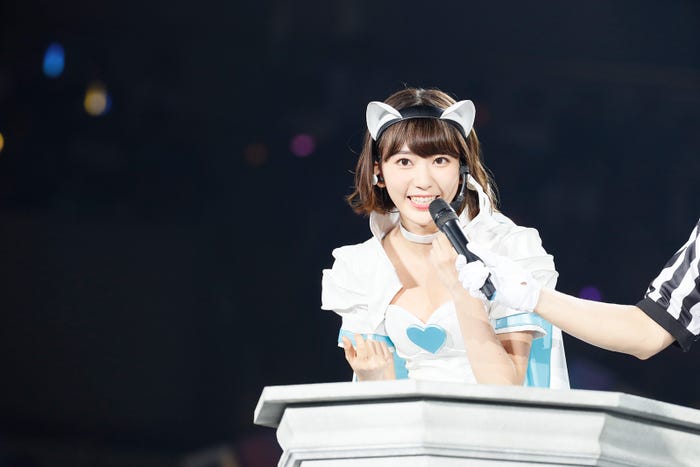 宮脇咲良「AKB48グループユニットシングル争奪じゃんけん大会」(C)AKS