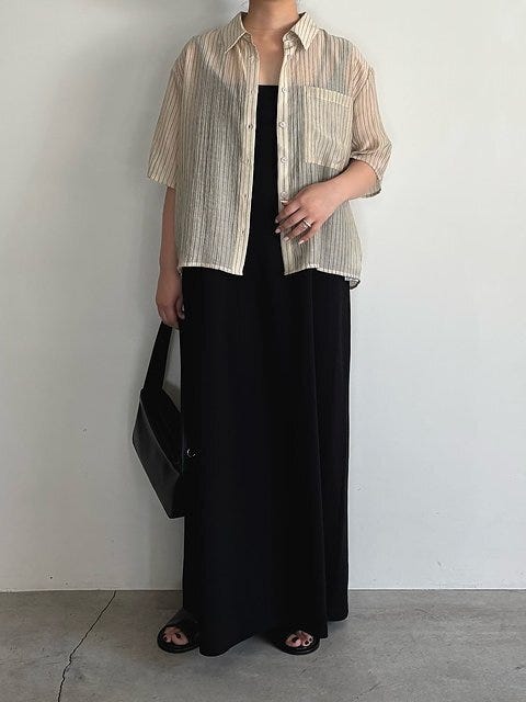 シアーシャツ コーデ シアーシャツコーデ2